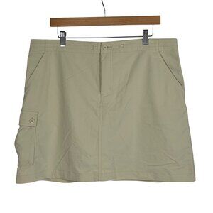 Patagonia Womens Khaki Cargo Skort Size 12
